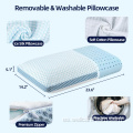 Almohada de espuma de memoria de tela de hielo almohada perforada